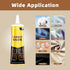 Fabric Glue Permanent - 60ml Sewing Glue for Clothing Permanent Washable, Liquid Fabric Stitch Glue for All Leather, Fabrics, Denim, Flannel, Cott...