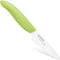 Kyocera Advanced Ceramic Revolution Series 3-inch Paring Knife, Green Handle, White Blade...