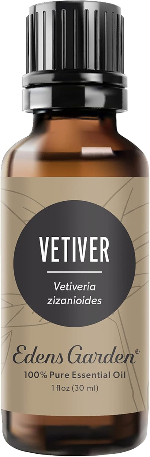 Edens Garden Vetiver Essential Oil- 100% Pure Premium Grade, Undiluted, Natural, Therapeutic, Aromatherapy, The Best for Diffuser, Skin, Humidifie...