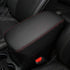 Leegi AAGIILEEYO Jeep Armrest Box Cover,1pc Black with Red Center Console Cover Fit for 2017 2018 2019 Jeep Cherokee...