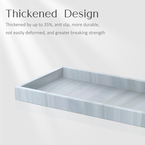 Bathroom Tray,EG-SIPRO Durable Premium Silicone Bathroom Vanity Tray,Shatterproof Soap Dispenser Tray Bathroom Sink Tray for Bathroom Countertop, ...
