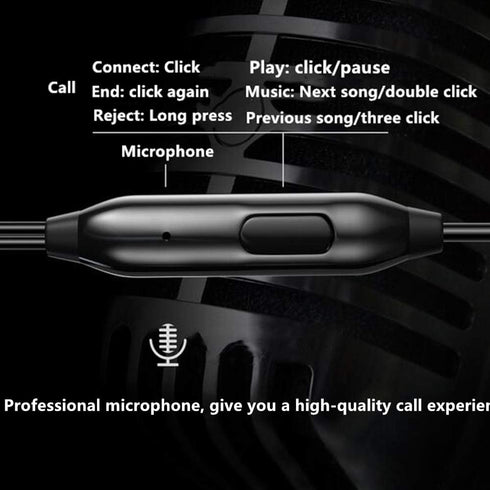 k8 Single Side Earphone in-Ear Stereo to Mono Earbud Headphones,3.5mm Plug Metal Noise Isolating Earplugs with mic,Spring Coil Reinforced Cord......