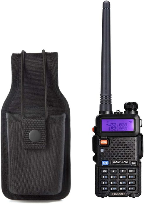 LUITON Radio Holder Radio Holster Baofeng Case Two Way Radio Pouch for Walkie Talkies Nylon Holster for Motorola Kenwood Icom HYT Arcshell Baofeng...