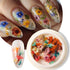 2 Boxes Dried Flower Nail Art Stickers Set Colorful Floral Nail Decals Spring Dry Flower Nail Stickers 3D Real Dried Flowers Nail Designs Stickers...
