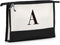 Monogrammed for Women Initial bridesmaid gifts, Personalized monogram Monogram Cosmetic Bag,Travel Makeup Bag Suitable for Wedding weekend Beach G...
