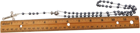Westman Works First Holy Communion Rosary Beads with Metal Crucifix & Center for Boys or Girls...