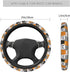 Delerain Cute Cats Kittens Steering Wheel Covers, Anti Slip Elasticity Car Accessories Steering Wheel Protector Universal 15 Inch for Women Man...