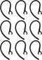 Ear Hooks for M25 M55 M70 M90 M155 M165 Mobile Bluetooth Headset Loops - Spare Clamp Replacement, 9 Pack, Black...