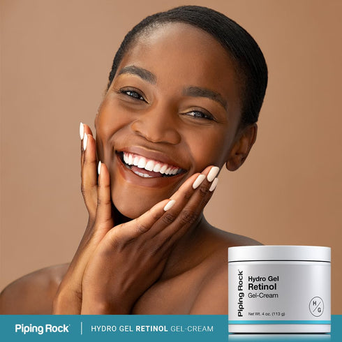Piping Rock Retinol Cream for Face 4 oz | Hydro Gel Moisturizer | Skincare...