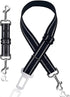 Dog Collar Safety Clip,2 Pack Dog Seatbelt for Car,Adjustable Dog Car Tether,Prong Collar Safety Clip,Reflective Nylon Backup Collar Clips,Pet Sea...