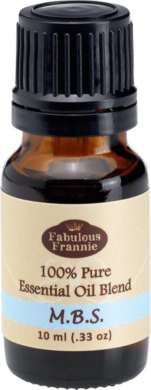 Fabulous Frannie MBS (Mind, Body & Soul) Blend of Orange, Clove, Ylang Ylang and Amyris Pure Essential Oil Blend 10ml (.33oz)...