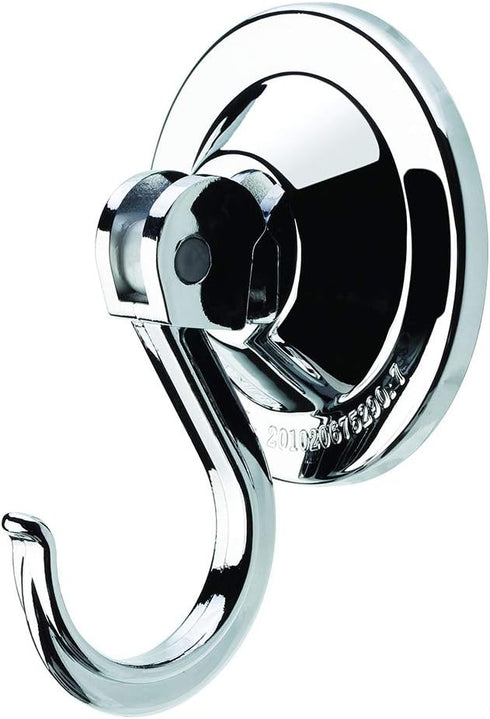 Suction Cup Hooks, Powerful Vacuum Wreath Hangers for Glass Door or Window, Set of 4, Silver Chrome...