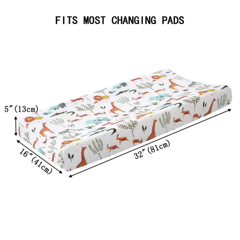 Muslin Diaper Changing Pad Cover, Muslin Changing Pad Cover, Muslin Changing Table Cover, Breathable Changing Pad Cover, Summer Changing Table She...