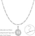 KissYan Initial Necklace For Women,14K Gold Plated Round Letter Pendant Necklace Capital Monogram Necklace Alphabets from A-Z Figaro Chain Necklac...