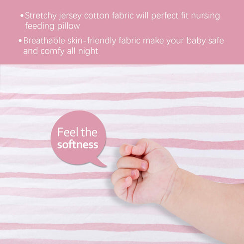 Bassinet Sheets Fit for Delta Children Sweet Dreams Bassinet, 2 Pack, 100% Jersey Knit Cotton, Breathable and Heavenly Soft...