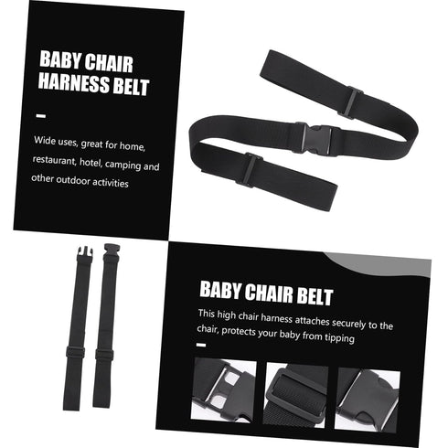 3pcs Baby Safety Belt Baby Chair Harness Belt Baby High Chair Belt Baby High Chair Straps Baby Chair Belt Kids Belt Sashes Baby Feeding Chair Belt...