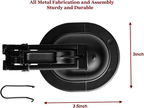 Sturdy Universal All-Metal Sofa Chair Recliner Release Pull Handle Replacement Parts, Fits Ashley, Lazy Boy and Most Manufacturer Brand, Handle Si...