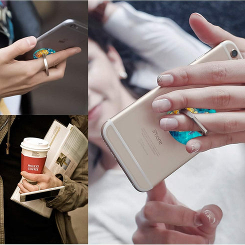 4-Pack Phone Ring Holder 360 Rotation Finger Stand Grip Kickstand for Smartphones and Tablets (Turtle)......