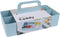 BLUE GINKGO Multipurpose Caddy Organizer - Stackable Plastic Caddy with Handle | Desk, Makeup, Dorm Caddy, Classroom Art Organizers (Made in Korea...