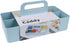 BLUE GINKGO Multipurpose Caddy Organizer - Stackable Plastic Caddy with Handle | Desk, Makeup, Dorm Caddy, Classroom Art Organizers (Made in Korea...