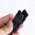 10 PCS Super Strong Plastic Swivel Hanging Hooks Home Swivel Laundry Clips Curtain Clips Clothes Pins Beach Towel Clips, 4.3inch, Black...