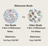 Rhinestone Beads for Jewelry Making 200pcs Mix 10mm Rhinestone Beads for Pens Making Bulk Glitter Sparkle Disco Ball rhinestone Spacer Beads for B...