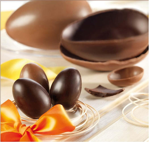8 Cavity Silicone Egg Molds Set of 2, Food Grade Silicone Mold for Cake Decorating, Chocolate Mold, Candy Mold, Ice Cube Trays, Muffin Truffle Mol...