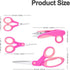 Premium Sewing Scissors Bundle, 8" Heavy Duty Fabric Scissors, 5" Detail Embroidery Scissors, 4" Small Selvedge Scissors, 5" Thread Snips, Tailori...