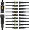 AITRIP 10 Kit 1 Pin Connector,Way Car Waterproof Electrical Connector,1 pin Plug Auto Electrical Wire Connectors with Wire 16 AWG Marine for Car, ...
