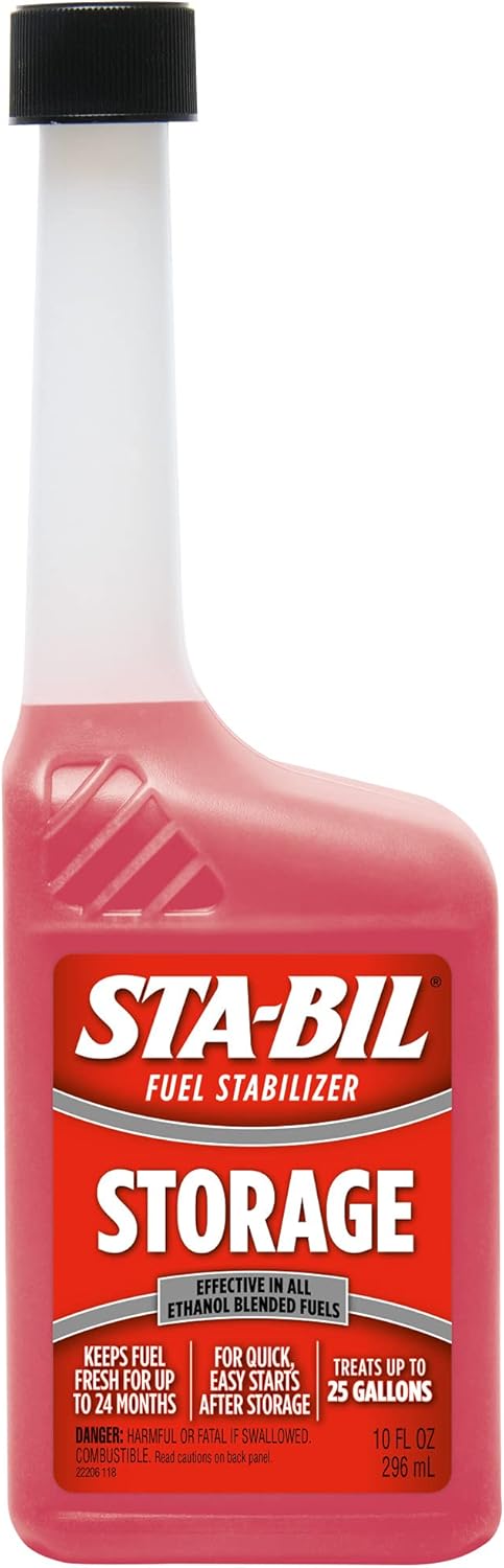 STA-BIL Storage Fuel Stabilizer - Keeps Fuel Fresh for 24 Months - Prevents Corrosion - Gasoline Treatment that Protects Fuel System - Fuel Saver ...