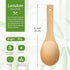 Bamboo Rice paddle 2pcs Wooden Spoons for Serving Utensil, Wood rice scooper spoon Kitchen Utensil Set....