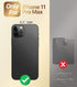 XYZ for iPhone 11 Pro Max Case with Stand, Phone Case with Double Ring Kickstand, Women Girl Cute Love-Heart Luxury Bling Protective Case Heart fo...