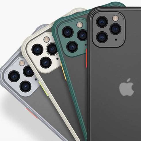 ZEZHOU Design for iPhone 11 Pro Max Phone Case, Shockproof Military Grade Drop Protection, Protective Hard Back Slim Translucent Matte Case for iP...