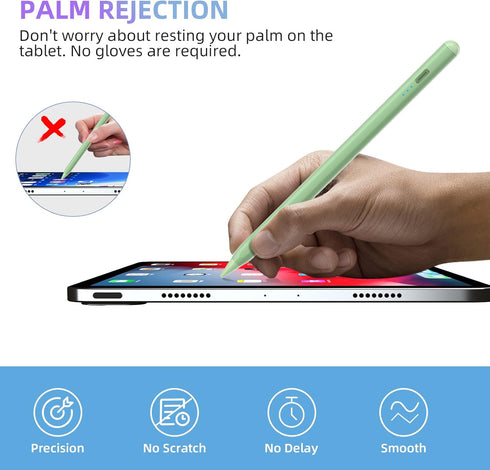 Stylus Pen for iPad, Apple Pencil for iPad 10th 9th Gen, Apple Pen iPad Pencil for iPad Air 5/4/3rd, iPad Pro 11/12.9 Inch, with Palm Rejection & ...