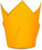 Orange color Large size Tulip Baking Cups 2-1/4"(Base diameter) x 4"(Wall height) Parchment paper baking cupcake Muffin liners, Case of 130 pcs...