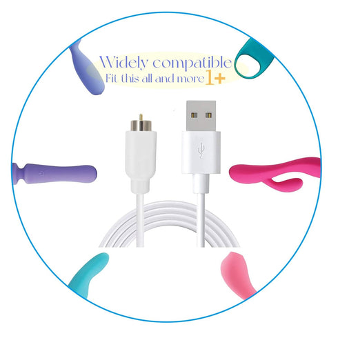 1 Pin Magnetic USB DC Charger Cable Replacement Charging Cord, Replacement Charging Cable,31.4Inch Long for Toys/Vibrators/Electric Devices......