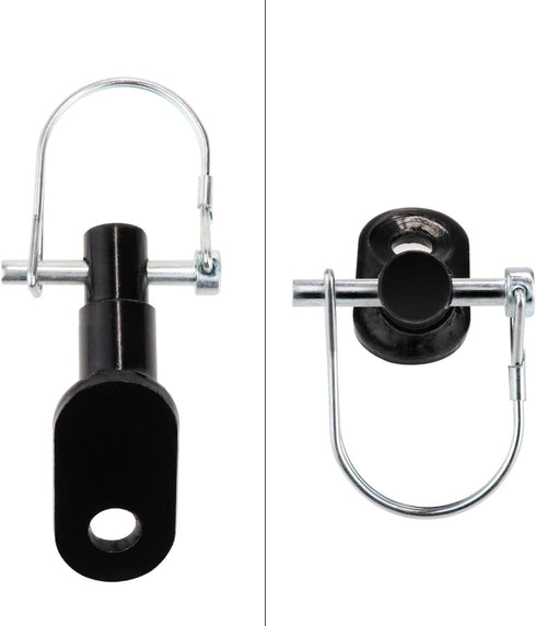 Biange Bike Trailer Hitch Connector, Cycling Adapter Accessories (Black)...