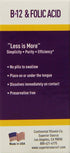 Superior Source No Shot Vitamin B12 Cyanocobalamin (1000 mcg), Folic Acid (400 mcg), Quick Dissolve MicroLingual Tablets, 100 Ct, Increase Energy,...