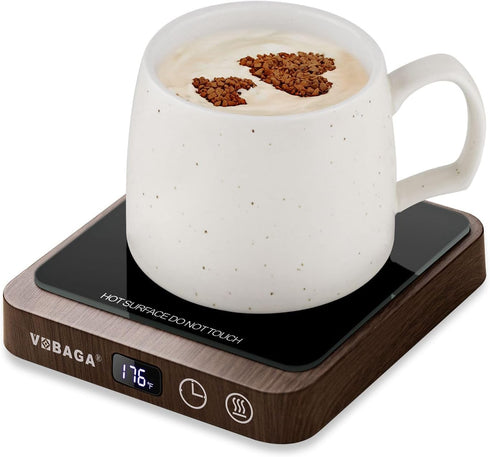VOBAGA Coffee Mug Warmer & Candle Warmer Plate for Office Home Use with 5 Temperature Settings, Coffee Warmer with Digital Display Auto Shut Off f...