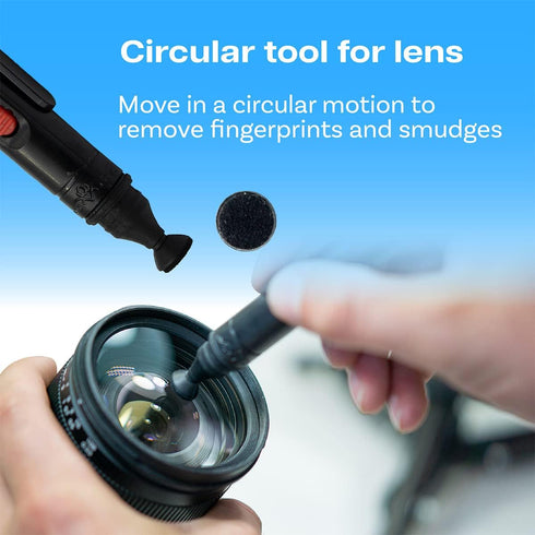 MMOBIEL Professional Carbon Cleaning Brush Compatible with DSLR Camera Lenses and Filters Dry Preclean with Microfibre Cleaning Cloth......