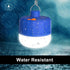 LED Rechargeable Camping Light, Tent Light, Emergency Light, Mini Flashlight, 2000mAh, 430LM, 3 Kinds of Adjustable Lighting Mode, Suitable for Ca...