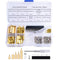 GeeekPi 220PCS Standoffs M2.5 Brass Spacer Hex Column Screw Nut Assortment Kit with Box,Male-Female for Raspberry Pi,with Acrylic Washer Screwdriv...