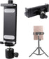 Aluminum Tripod Mount Adapter for iPad, 360 Rotatable Tablet Holder Compatible with iPad Air/Mini, iPad 10.2/9.7, iPad Pro 11/12.9/13, Samsung Tab...