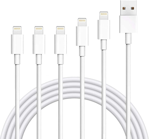 iPhone Charger,Atill 5 Pack 3ft/3ft/3ft/6ft/10ft Lightning Cable iPhone Charging Syncing Cord Charger Cable Compatible iPhone 14/13/12/12Pro/12Pro...