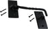 Renovators Supply Manufacturing Hook and Eye Latch 6.5 in. Black Wrought Iron Door Lock Latch/Gate Latch with Mounting Hardware...