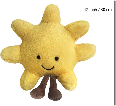 New Moon Sunshine Plush Toy Cute Smile Fun Filled Animal Pillow Soft Plush Toy for Children's Birthday Gift...