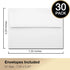 80th Birthday Invitations for Men or Women with Envelopes (30 Pack) - 80 Eighty Year Old Anniversary Party Celebration Invites Cards...