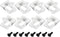 Belt Clips for Dewalt, 8PCS Drill Tool Clips Hook Kit with Screws for Dewalt N268241, Stainless Steel Belt Clips Compatible with 20V Power Tools D...