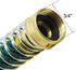 Twinkle Star 3/4" Garden Hose Fitting Quick Connectors Female and Male, 2 Way Garden Hose Splitter, 1 Teflon Tape & 6 Rubber Washers (Hose Extensi...