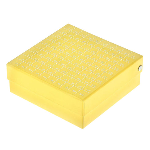 YOKIVE Centrifuge Tube Holder, Waterproof Cardboard Holder for 1.5/1.8/2ml Tube | Fixed Sample Tube, Great for Lab and Scientific Institutes(Yello...